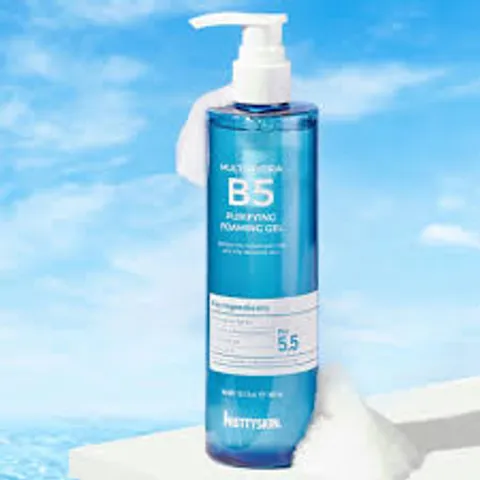 Gel rửa mặt tạo bọt PrettySkin Multi Hydra B5 - Giúp làm sạch da nhạy cảm, bổ sung độ ẩm, giảm mụn hiệu quả - 300ml
