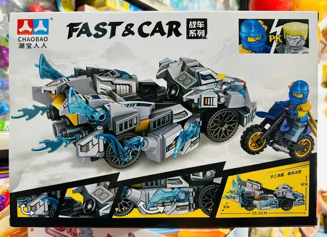 Đồ Chơi Lắp Ráp Mô Hình Xe Ô Tô Đua Fast & Furious 7644 - Đồ Chơi Lego Giáo Dục Cho Trẻ Em Từ 6 Tuổi
