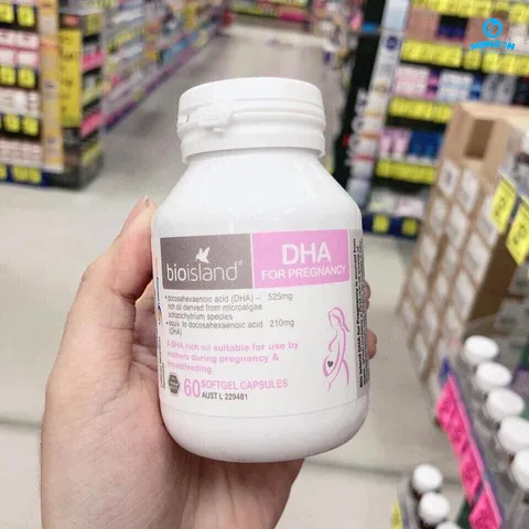 Viên Uống DHA Bio Island For Pregnancy - 60 Viên Hỗ Trợ Phát Triển Não Bộ & Thị Lực Cho Bà Bầu