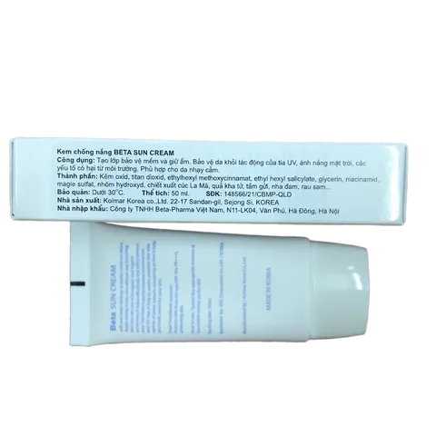 Bộ Sản Phẩm Làm Đẹp Beta - Sữa Dưỡng Ẩm, Sữa Rửa Mặt Dịu Nhẹ & Kem Chống Nắng Cho Da Nhạy Cảm - Chăm Sóc Da Hoàn Hảo 50ml & 150ml