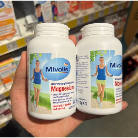 Viên Uống Bổ Sung Magie Mivolis Magnesium 300 Viên - Cân Bằng Khoáng Chất, Hỗ Trợ Sức Khỏe Thần Kinh và Cơ Bắp