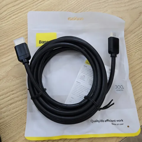 Cáp HDMI 4K Dài 3M Baseus - Chất Lượng Cao, Tương Thích Đa Năng, Truyền Tải Hình Ảnh Siêu Nét, Giá Tốt