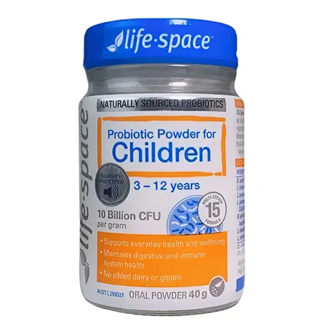 Men vi sinh Life Space Probiotic Powder For Children 40g của Úc