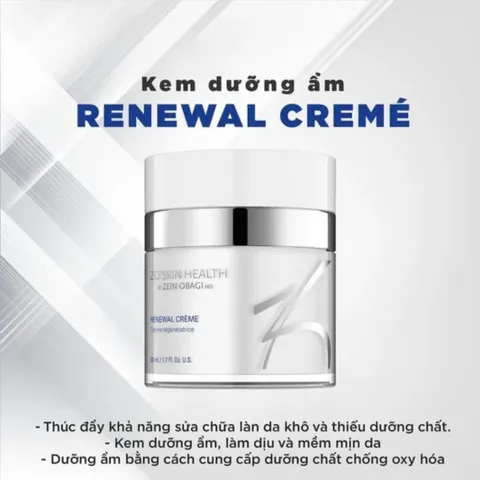 Kem Dưỡng Ẩm Phục Hồi Da Zo Skin Health Renewal Crème 50ml