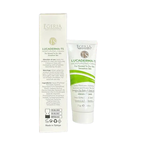 Kem Dưỡng Ẩm Toàn Thân EGERIA LUCADERMA - TS Cấp Ẩm, Bảo Vệ Da, Giảm Kích Ứng Da Cho Da Khô Và Rất Khô - Tuyp 75ml