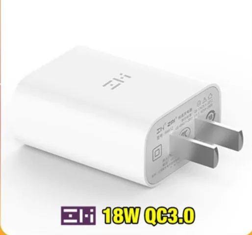 Củ Sạc Nhanh ZMI QC 3.0 18W HA612 Trắng - Sạc Nhanh cho iOS và Android, Bảo Vệ Thông Minh, Tương Thích Toàn Cầu