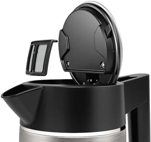 Ấm Siêu Tốc Inox Bosch TWK5P480 - Dung Tích 1,7L, Công Suất 2400W, Tắt Tự Động An Toàn, Thiết Kế Tiện Dụng, Rót Nước Dễ Dàng