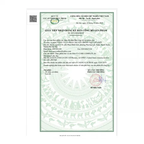 F1-Care Complex - Vitamin Tổng Hợp Chống Nghén Cho Bà Bầu, Hỗ Trợ Sức Khỏe Thai Kỳ, 30 Viên, Olympian Labs