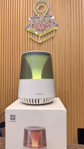 Máy lọc không khí thông minh KONKA KX-K906 - Kết nối App, Tạo Ion Âm, Bộ Lọc HEPA Cacbon, Đèn LED RGB Hỗ Trợ Thanh Lọc Không Khí