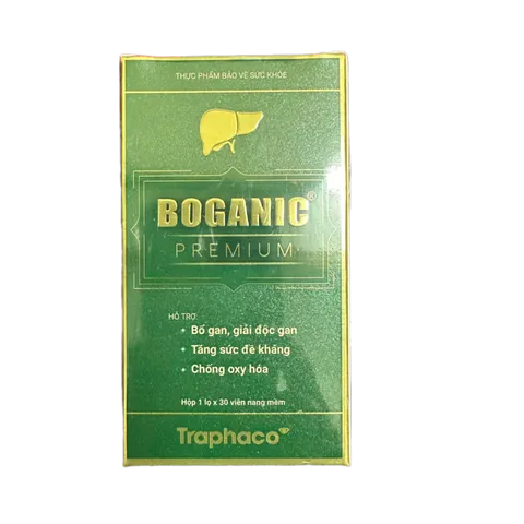 Boganic Premium Traphaco Giúp Thải Độc Gan - Lọ 30 Viên