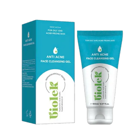 Sữa Rửa Mặt Biolek Anti Acne 150ml - Giảm Nhờn, Mụn Đầu Đen và Sưng Đỏ Cho Da Mụn, An Toàn Đã Kiểm Nghiệm