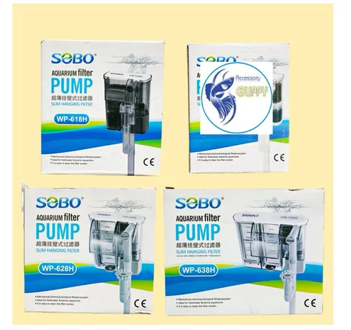 Máy Lọc Thác Mini SOBO WP-618H 628H 638H - Thiết Bị Tăng Chất Lượng Nước Bể Cá, Tiết Kiệm Điện và Tạo Hiệu Ứng Thác Nước