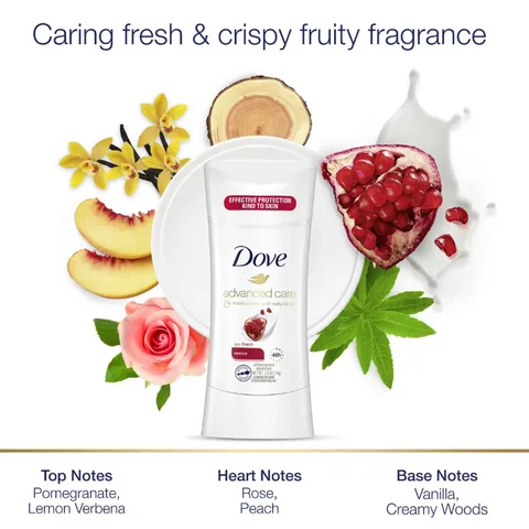 Lăn khử mùi nữ Dove Advance Revive Hương Lựu Dạng Sáp Dưỡng Ẩm Không Ố Vàng