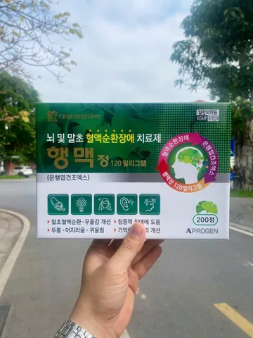 Viên uống bổ não Hengmec Hàn Quốc - Tăng cường trí nhớ và tuần hoàn não, bảo vệ sức khỏe thần kinh, hỗ trợ giảm stress, hộp 200 viên