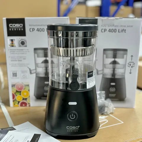 Máy Vắt Cam Tự Động Caso CP 400 Lift - Thiết Kế Hiện Đại, Công Nghệ Vắt Thông Minh, Sức Mạnh 300W, Dễ Dàng Vận Hành