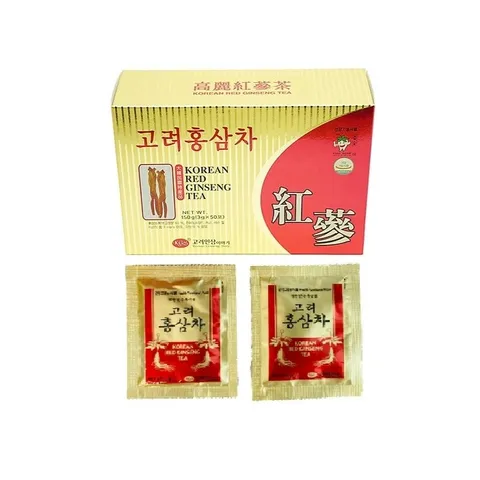Trà Hồng Sâm KGS Hàn Quốc 50 Gói - Tăng Cường Đề Kháng, Giảm Căng Thẳng, Bồi Bổ Sức Khỏe, Thảo Mộc Tự Nhiên