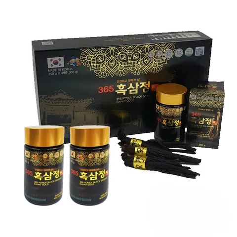 Cao Hắc Sâm Hàn Quốc 365 Samsung Bio - Giải Pháp Tăng Cường Sức Khỏe và Tăng Cường Sinh Lý 4 Lọ 250g