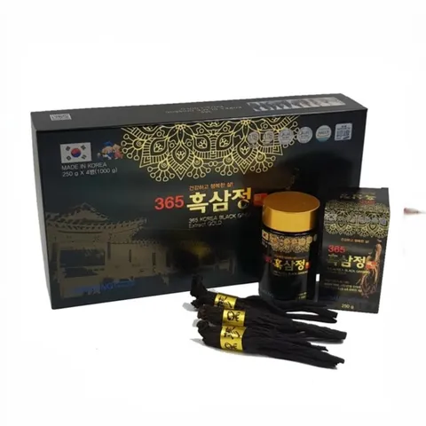 Cao Hắc Sâm Hàn Quốc 365 Samsung Bio - Giải Pháp Tăng Cường Sức Khỏe và Tăng Cường Sinh Lý 4 Lọ 250g