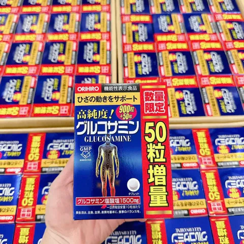 Viên uống Glucosamine Orihiro hỗ trợ xương khớp Nhật Bản