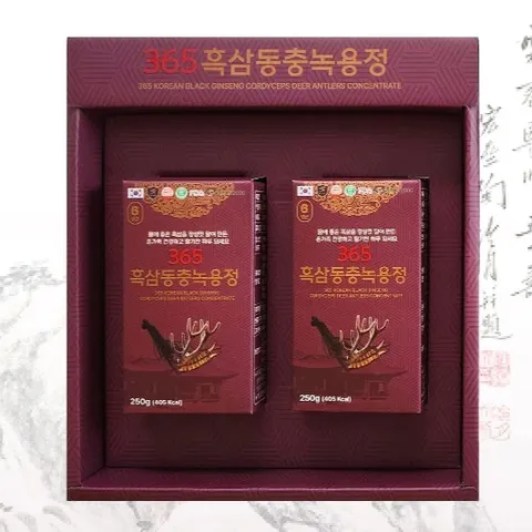 Cao Hắc Sâm Nhung Hươu Đông Trùng Hạ Thảo 365 - Giải Pháp Tăng Cường Sức Khỏe, Miễn Dịch, Cải Thiện Tinh Thần 250g Hàn Quốc