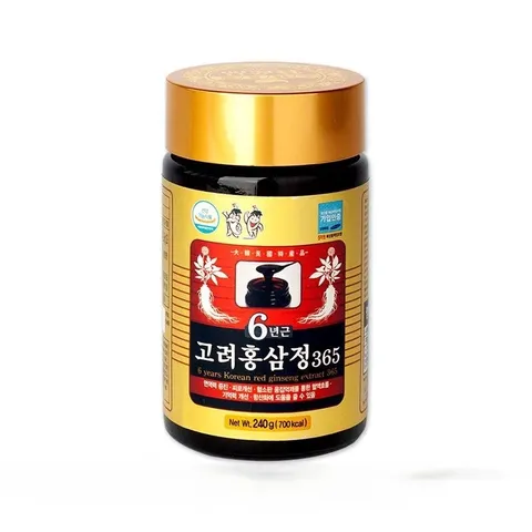 Cao Hồng Sâm 365 Hàn Quốc - Hộp 2 Lọ x 240g Giúp Tăng Cường Sức Khỏe, Cải Thiện Hệ Miễn Dịch, Giảm Stress, Duy Trì Sự Tỉnh Táo