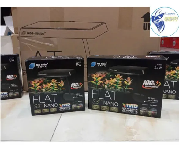 Đèn Thủy Sinh Neo Helios Flat Nano S3 Pro+ RGB 13W - Ánh Sáng Tập Trung Tối Ưu cho Bể Cá và Cây Cảnh