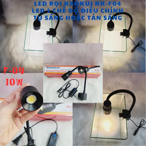 Đèn LED Rọi KAOKUI KK F-04 10W 20W - 3 Chế Độ Màu Điều Chỉnh Cho Hồ Cá Thủy Sinh Biotop