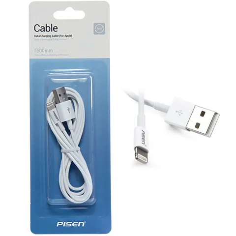 Cáp Sạc Pisen Lightning & Micro USB - Phụ Kiện Điện Thoại Chính Hãng, Dùng Cho iPhone & Android, Tiện Lợi, Giá Rẻ