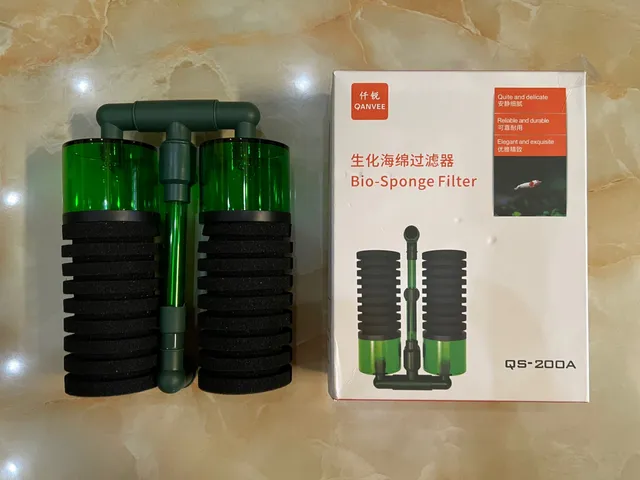 Lọc Bio QanVee QS-100A và QS-200A - Lọc Vi Sinh Cao Cấp Cho Hồ Cá Cảnh Và Thủy Sinh, Phù Hợp Để Nuôi Tép