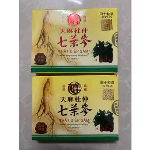 Thất Diệp Sâm Hỗ Trợ Xương Khớp Chính Hãng Malaysia - Giảm Đau Viêm Khớp, Tái Tạo Màng Sụn, 40 Viên Chất lượng Cao