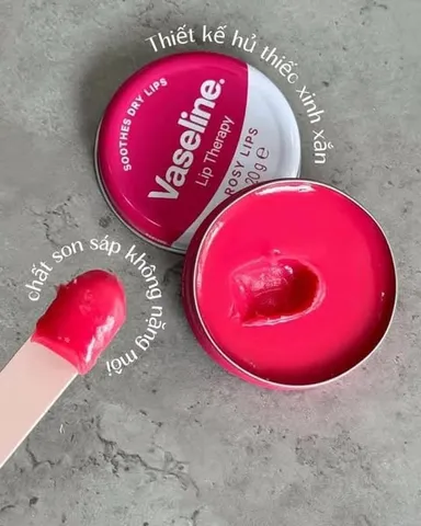 Son Dưỡng Vaseline Dưỡng Hồng Mềm Môi Lip Therapy Rosy Lips 20g - Chăm Sóc Môi, Dưỡng Ẩm và Tạo Sắc Hồng Tự Nhiên
