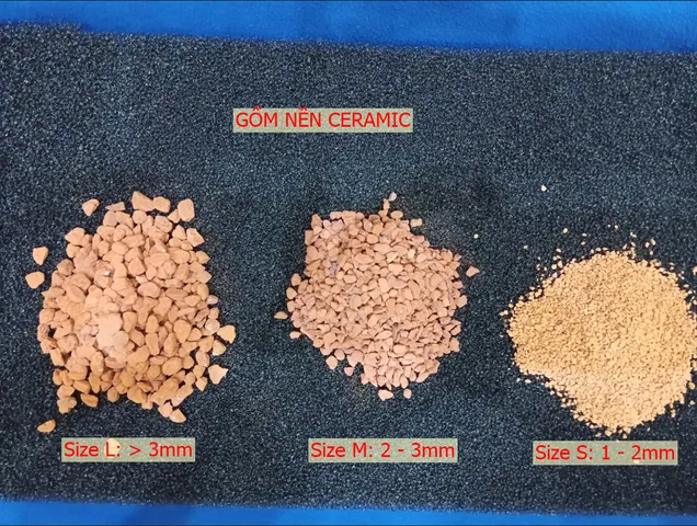 Sạn Gốm Ceramic 500g - 1kg cho Hồ Cá và Thủy Sinh, Vật Liệu Lọc Nền Tự Nhiên, Đẹp Chức Năng Tốt cho Cảnh Aquascape