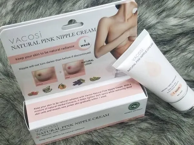 Kem Làm Hồng Nhũ Hoa Vacosi Natural Pink Nipple Cream, 30ml