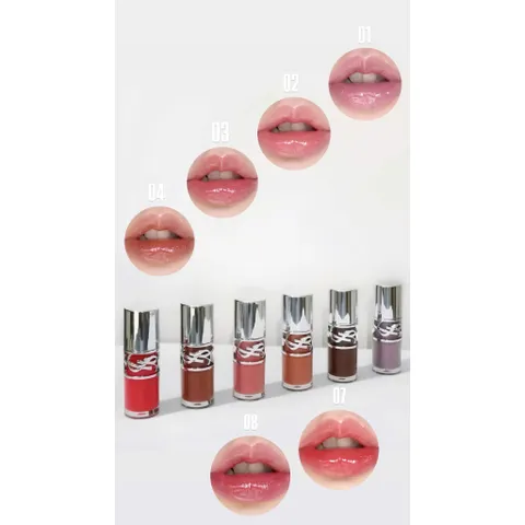 Son Dưỡng Môi YSL Loveshine 3ml - Son Kem Dưỡng Ẩm Chất Mịn, Màu Thời Thượng, Giảm Nứt Nẻ, Trang Điểm Hàng Ngày