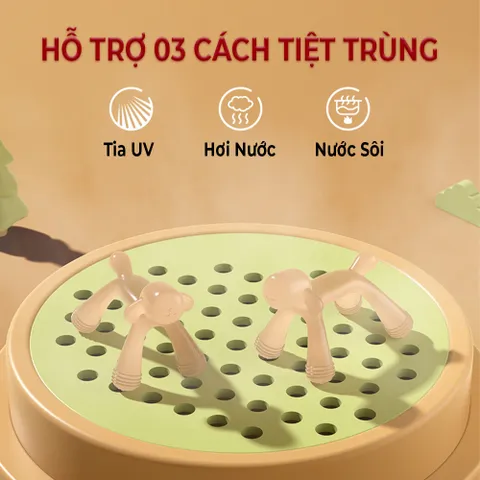 Gặm Nướu Silicon Cao Cấp Cho Bé Hình Con Chó Dễ Thương