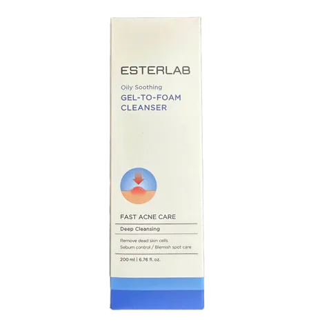 Sữa Rửa Mặt Esterlab Gel Tẩy Trang - Làm Sạch Da Dầu, Ngừa Mụn, Dưỡng Ẩm Da Nhạy Cảm 200ml Hàn Quốc