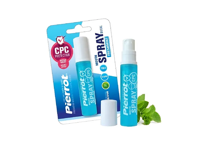 Xịt Thơm Miệng, Xịt Hôn Môi Kissing Spray PIERROT The Mát Vị Bạc Hà Cho Hơi Thở Thơm Mát 10ml