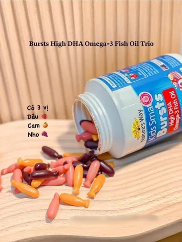 Kẹo dẻo Nature’s Way Kids Smart Omega3 Fish Oil 180 viên 224016