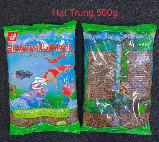Thức Ăn Cá Cảnh Shanghai Dạng Viên 500g - Cám Dinh Dưỡng Cao, Thích Hợp Cho Mọi Loại Cá Cảnh, Giá Tốt, Xuất Xứ Việt Nam