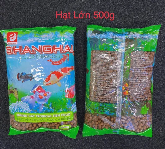 Thức Ăn Cá Cảnh Shanghai Dạng Viên 500g - Cám Dinh Dưỡng Cao, Thích Hợp Cho Mọi Loại Cá Cảnh, Giá Tốt, Xuất Xứ Việt Nam