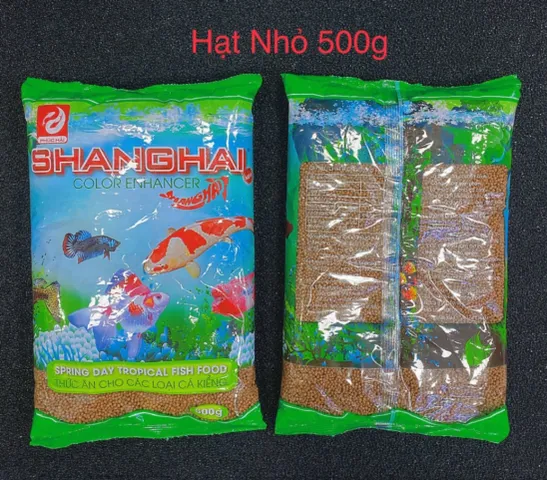Thức Ăn Cá Cảnh Shanghai Dạng Viên 500g - Cám Dinh Dưỡng Cao, Thích Hợp Cho Mọi Loại Cá Cảnh, Giá Tốt, Xuất Xứ Việt Nam