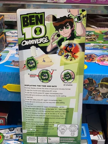 Đồng Hồ Đeo Tay Ben 10 - Đồ Chơi Trẻ Em Tạo Trí Tưởng Tượng Cho Fan Phim Hoạt Hình - Thiết Kế Màu Sắc Bắt Mắt