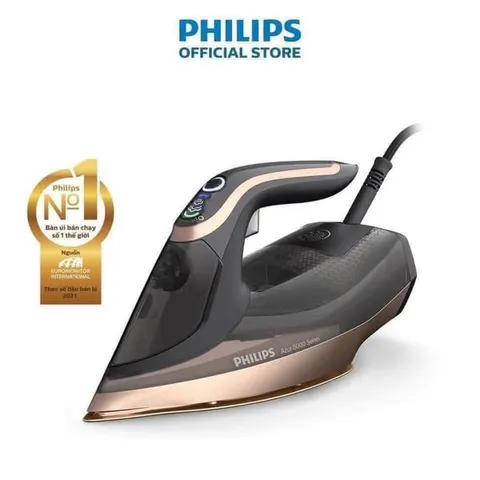 Bàn ủi hơi nước Philips DST8041/80 - Công suất 3000W, Hơi phun liên tục 80g/phút, Công nghệ Optimal Temp, Mặt đế SteamGlide Elite