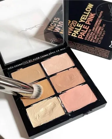 Bảng Che Khuyết Điểm MAC Studio Fix Conceal And Correct Palette 6g - Tông Nhạt, Phấn Trang Điểm Chất Lượng Cao, Giải Quyết Mọi Khuyết Điểm