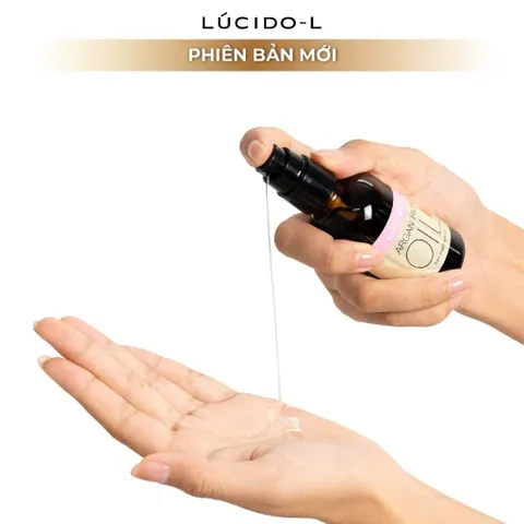 Tinh Dầu Dưỡng Tóc Bồng Bềnh Bóng Mượt LÚCIDO-L 60ml - Chăm Sóc Tóc, Phục Hồi Hư Tổn, Bảo Vệ Tóc Khỏi Nhiệt và UV