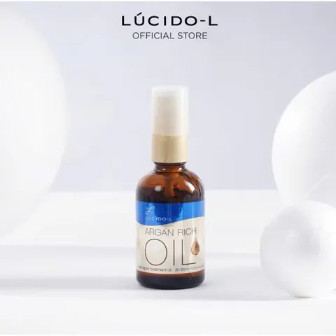 Tinh Dầu Dưỡng Tóc Phục Hồi Hư Tổn Lúcido-L 60ml - Dưỡng Ẩm, Bảo Vệ Tóc Khỏi Nhiệt và Tia UV, Giúp Tóc Mềm Mượt, Bóng Khỏe