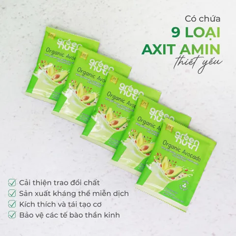 Sữa Hạt Ngũ Cốc Organic Avocado 625g - Hỗ Trợ Sức Khỏe Khối Cơ, Dinh Dưỡng Tự Nhiên, Thuần Chay, Nhập Khẩu Singapore