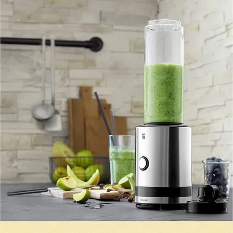 Máy Xay Sinh Tố WMF Küchenminis Smoothie-to-Go – 300W, 2 Bình Đựng Tritan Không Chứa BPA, Dễ Dàng Mang Theo, Thích Hợp Đi Học, Thể Dục