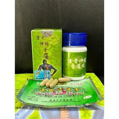 Viên uống Tọa Cốt Thần Kinh - Hỗ trợ đau nhức khớp, tê bại, thoái hóa khớp - Hộp 24 viên từ Malaysia