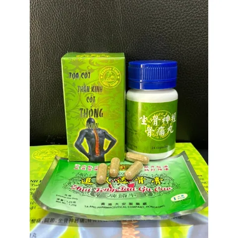 Viên uống Tọa Cốt Thần Kinh - Hỗ trợ đau nhức khớp, tê bại, thoái hóa khớp - Hộp 24 viên từ Malaysia